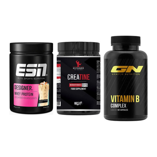 Einsteiger-Set: ESN Designer + #GYMJUICE + GN Vitamin – alle enthaltenen Artikel