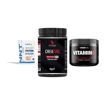 Einsteiger-Set: NNT Whey + #GYMJUICE + Sinob Vitamin C – alle enthaltenen Artikel