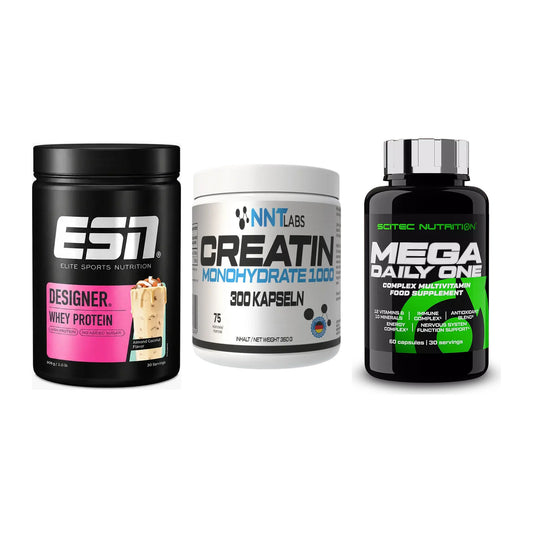 Einsteiger-Set: ESN Designer + NNT Creatin 1000 + Scitec Mega – alle enthaltenen Artikel