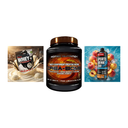 Einsteiger-Set: Sinob Honest + Scitec Crea-Bomb + Body Attack – alle enthaltenen Artikel