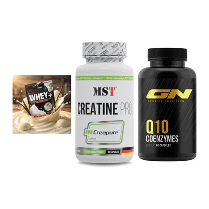 Einsteiger-Set: Sinob Honest + MST Creatine Pro + GN Q10 Health – alle enthaltenen Artikel