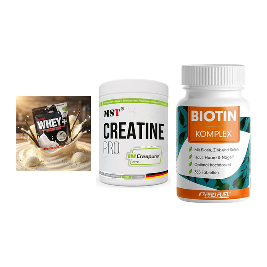 Einsteiger-Set: Sinob Honest + MST Creatin Pro + ProFuel BIOTIN – alle enthaltenen Artikel
