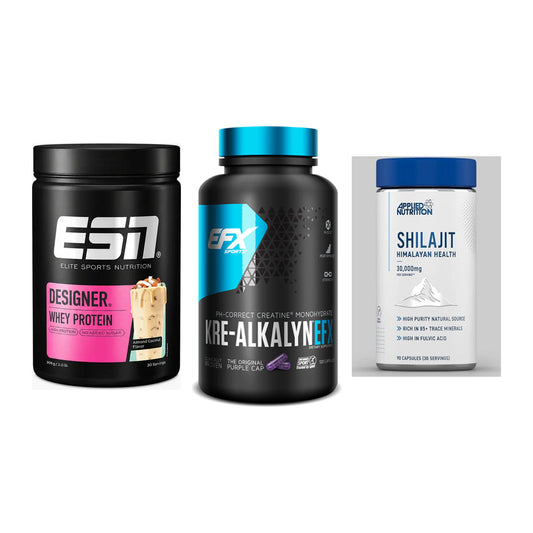 Einsteiger-Set: ESN Designer + EFX Kre-Alkalyn + Applied Nutritio – alle enthaltenen Artikel