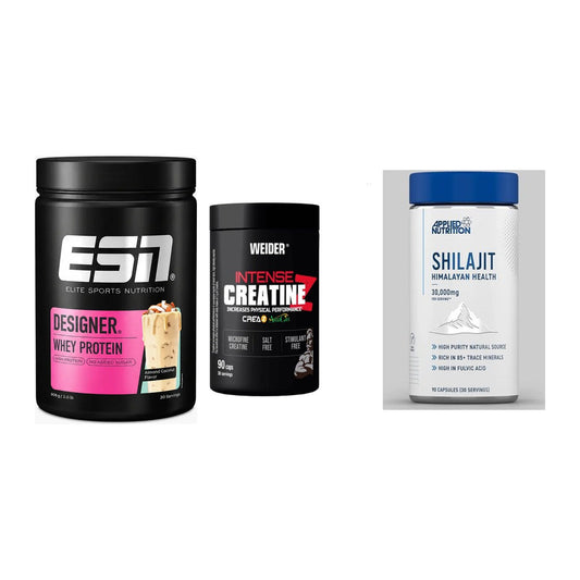 Einsteiger-Set: ESN Designer + Weider Intense + Applied Nutritio – alle enthaltenen Artikel