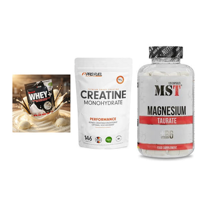 Einsteiger-Set: Sinob Honest + ProFuel Creatine + MST Magnesium – alle enthaltenen Artikel