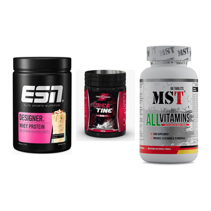 Einsteiger-Set: ESN Designer + CREASWISS + MST All Vitamins – alle enthaltenen Artikel