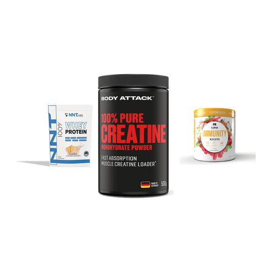 Einsteiger-Set: NNT Whey + Body Attack 100% + FA Nutrition – alle enthaltenen Artikel