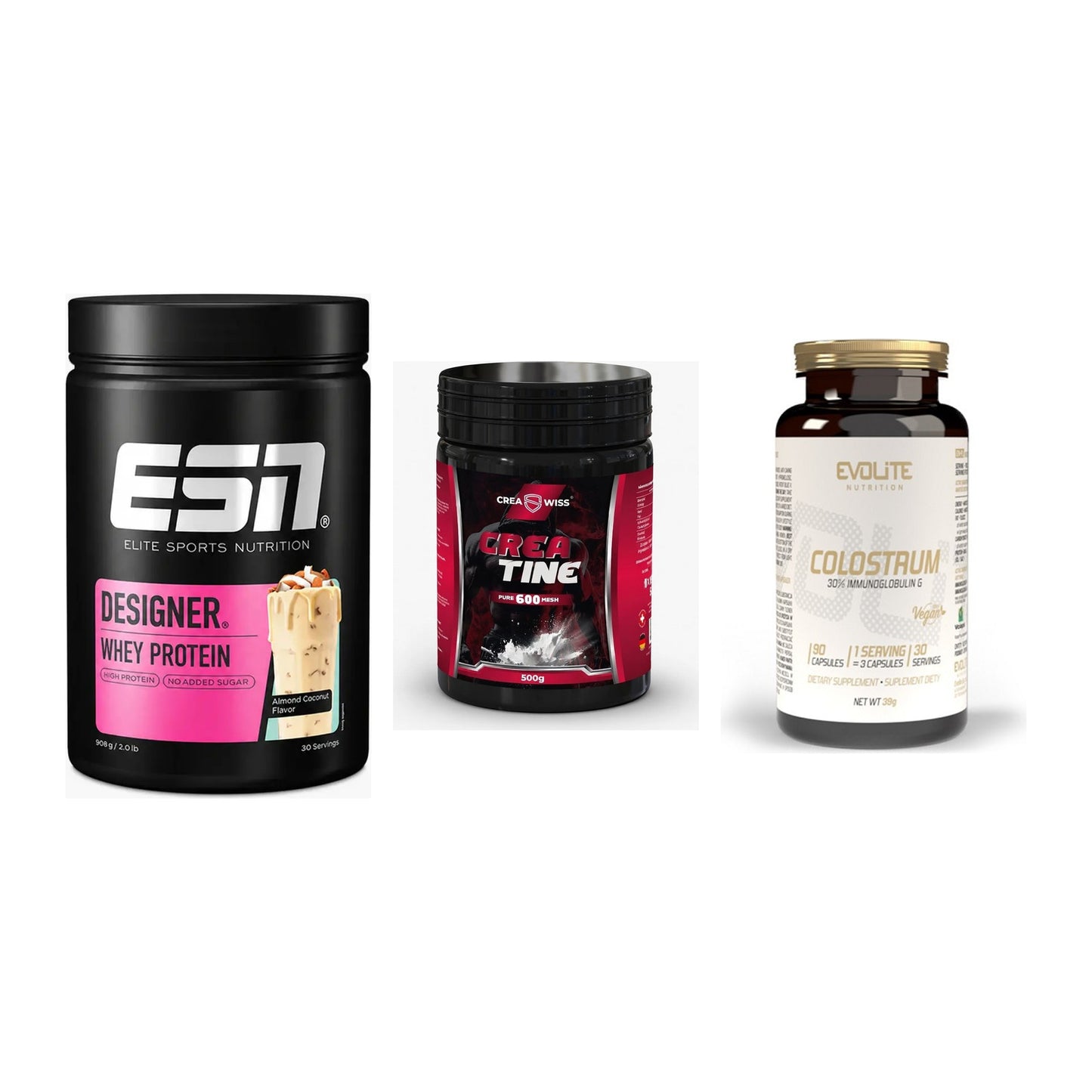 Einsteiger-Set: ESN Designer + CREASWISS + Evolite Nutritio – alle enthaltenen Artikel