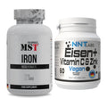 Eisen & Vitamin C: MST Iron Bisglycinate120 + NNT Eisen + Vitamin C – alle enthaltenen Artikel