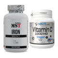 Eisen & Vitamin C: MST Iron Bisglycinate120 + NNT Vitamin C 1000 mg – alle enthaltenen Artikel