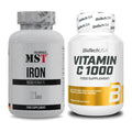 Eisen & Vitamin C: MST Iron Bisglycinate120 + BioTech Vitamin C 1000 – alle enthaltenen Artikel