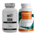 Eisen & Vitamin C: MST Iron Bisglycinate120 + ProFuel Vitamin C – alle enthaltenen Artikel