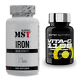Eisen & Vitamin C: MST Iron Bisglycinate + Scitec Vitamin C 1100 – alle enthaltenen Artikel