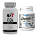 Eisen & Vitamin C: MST Iron Bisglycinate + NNT Vitamin C 1000 mg – alle enthaltenen Artikel