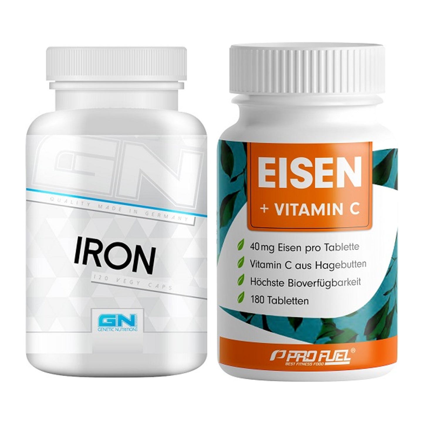 Eisen & Vitamin C: GN Iron / Eisen Health + ProFuel EISEN + nat. – alle enthaltenen Artikel
