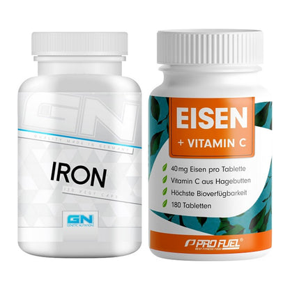 Eisen & Vitamin C: GN Iron / Eisen Health + ProFuel EISEN + nat. – alle enthaltenen Artikel