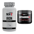 Eisen & Vitamin C: MST Iron Bisglycinate + Sinob Vitamin C Calcium – alle enthaltenen Artikel