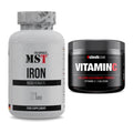 Eisen & Vitamin C: MST Iron Bisglycinate120 + Sinob Vitamin C Calcium – alle enthaltenen Artikel