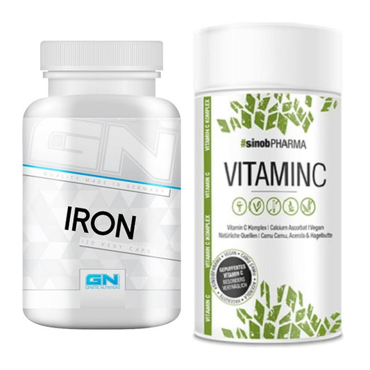 Eisen & Vitamin C: GN Iron / Eisen Health Line + Sinob Vitamin C – alle enthaltenen Artikel