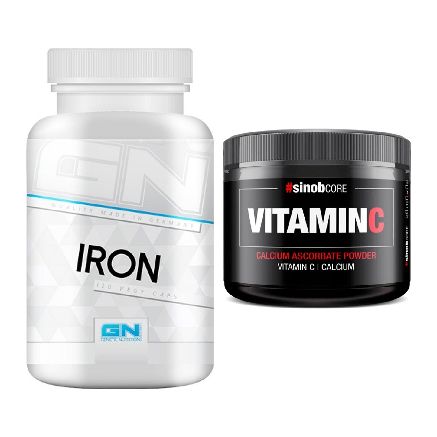 Eisen & Vitamin C: GN Iron / Eisen Health + Sinob Vitamin C Calcium – alle enthaltenen Artikel