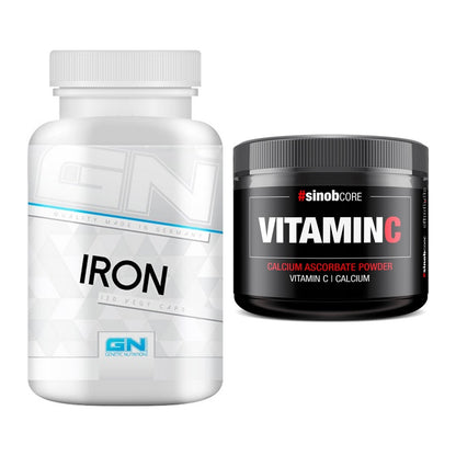 Eisen & Vitamin C: GN Iron / Eisen Health + Sinob Vitamin C Calcium – alle enthaltenen Artikel