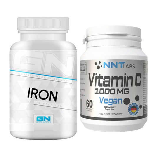 Eisen & Vitamin C: GN Iron / Eisen Health Line + NNT Vitamin C 1000 mg – alle enthaltenen Artikel