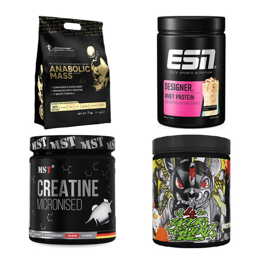 Masseaufbau für Fortgeschrittene: Kevin Levrone Anabolic + 3 weitere – alle enthaltenen Artikel