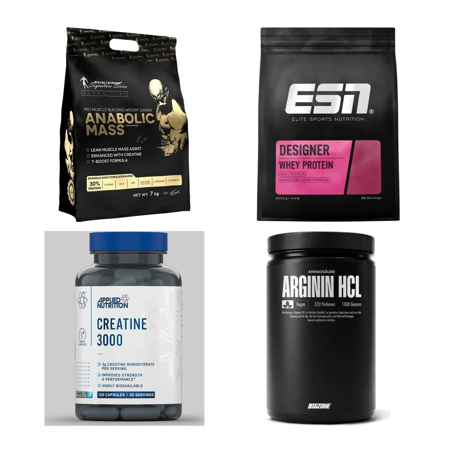 Masseaufbau für Fortgeschrittene: Kevin Levrone Anabolic + 3 weitere – alle enthaltenen Artikel