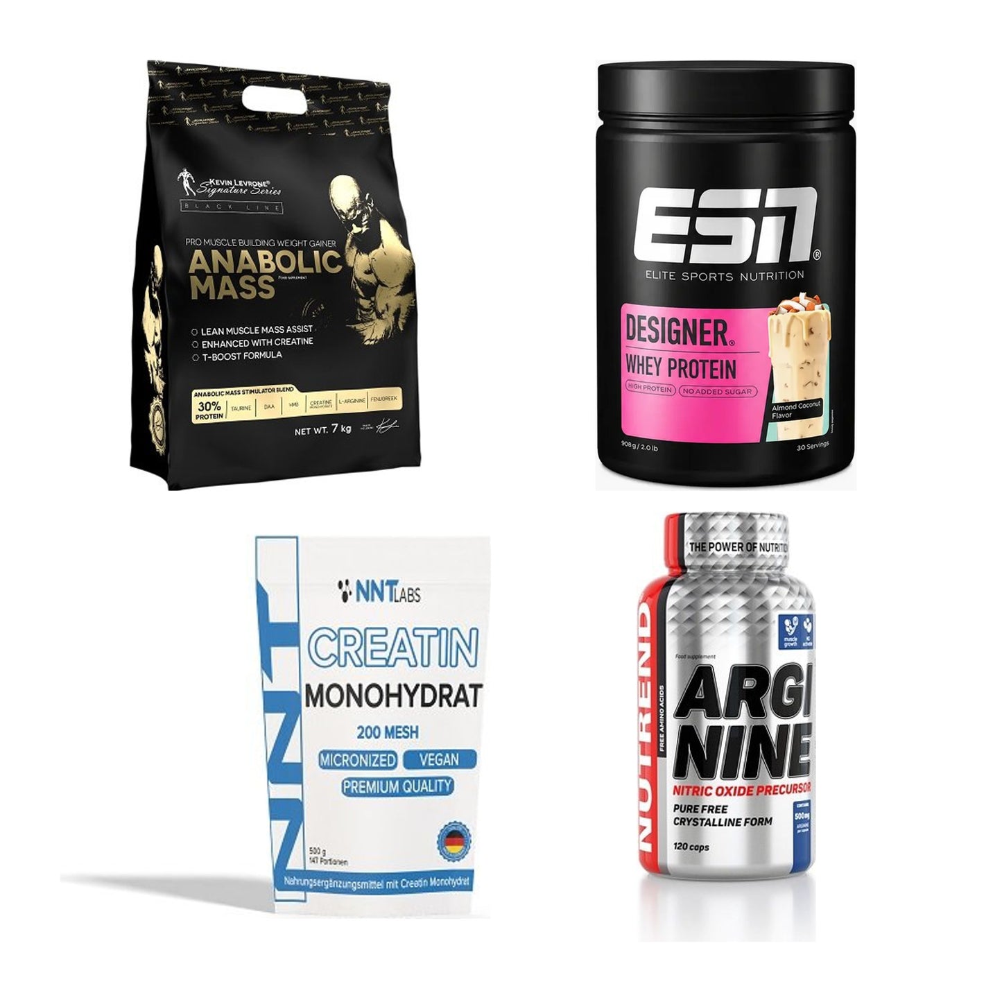 Masseaufbau für Fortgeschrittene: Kevin Levrone Anabolic + 3 weitere – alle enthaltenen Artikel
