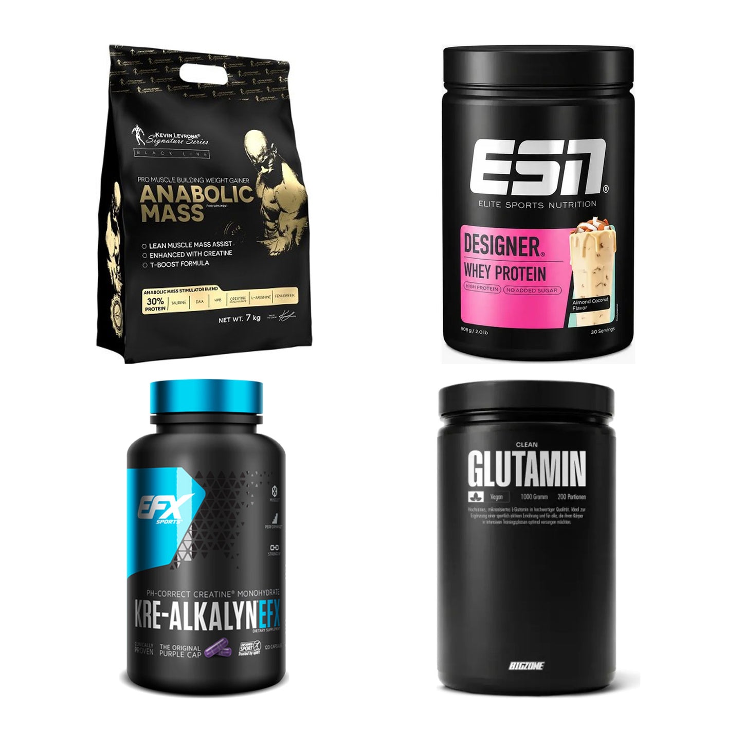 Masseaufbau für Fortgeschrittene: Kevin Levrone Anabolic + 3 weitere – alle enthaltenen Artikel