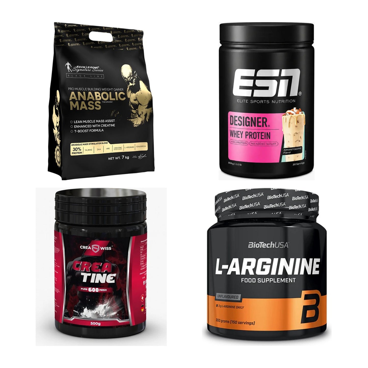 Masseaufbau für Fortgeschrittene: Kevin Levrone Anabolic + 3 weitere – alle enthaltenen Artikel