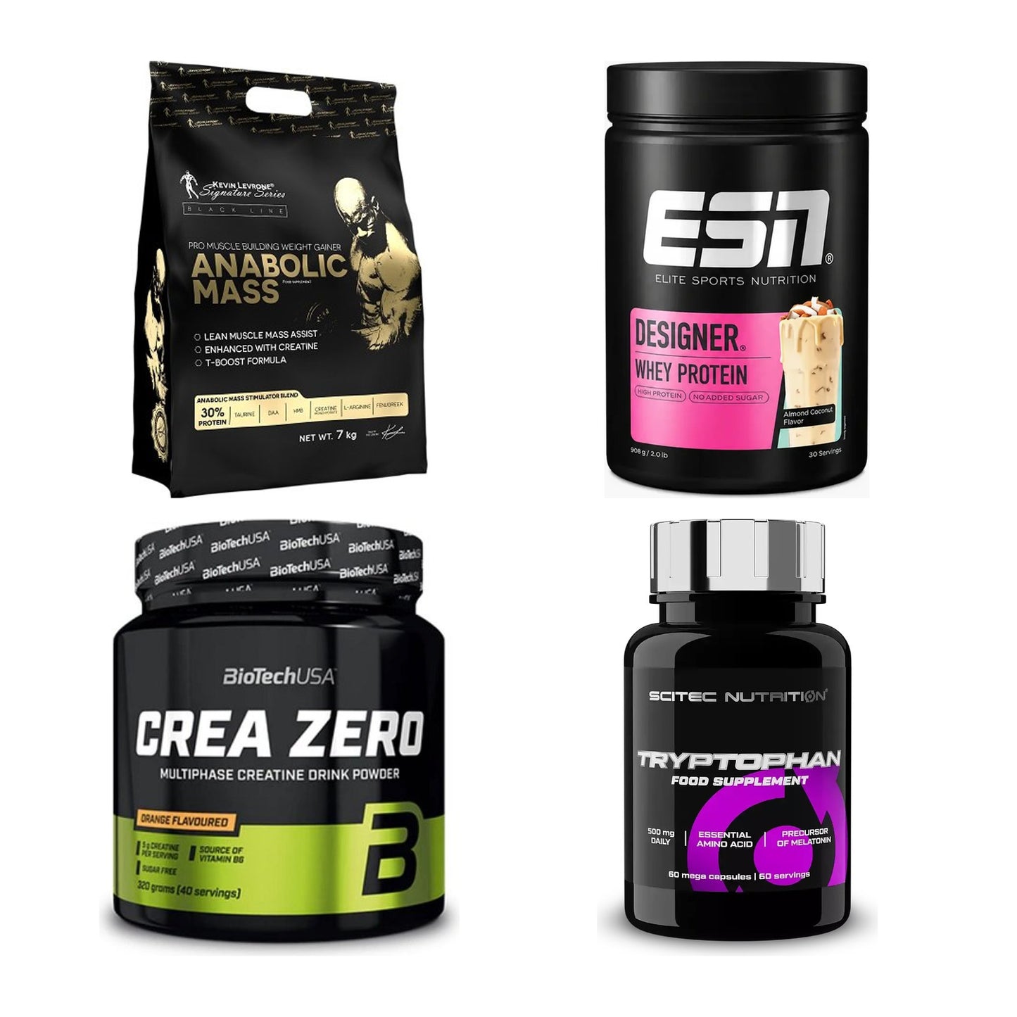 Masseaufbau für Fortgeschrittene: Kevin Levrone Anabolic + 3 weitere – alle enthaltenen Artikel