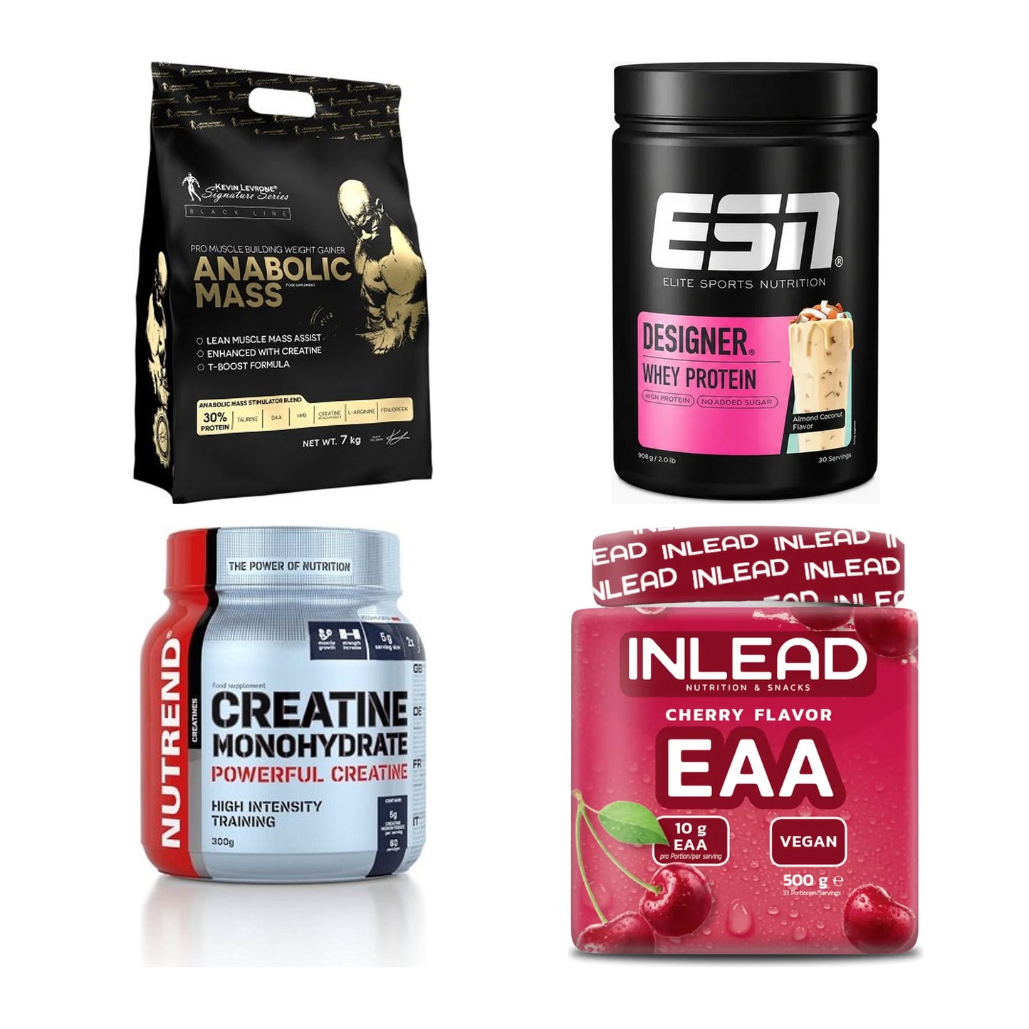 Masseaufbau für Fortgeschrittene: Kevin Levrone Anabolic + 3 weitere – alle enthaltenen Artikel