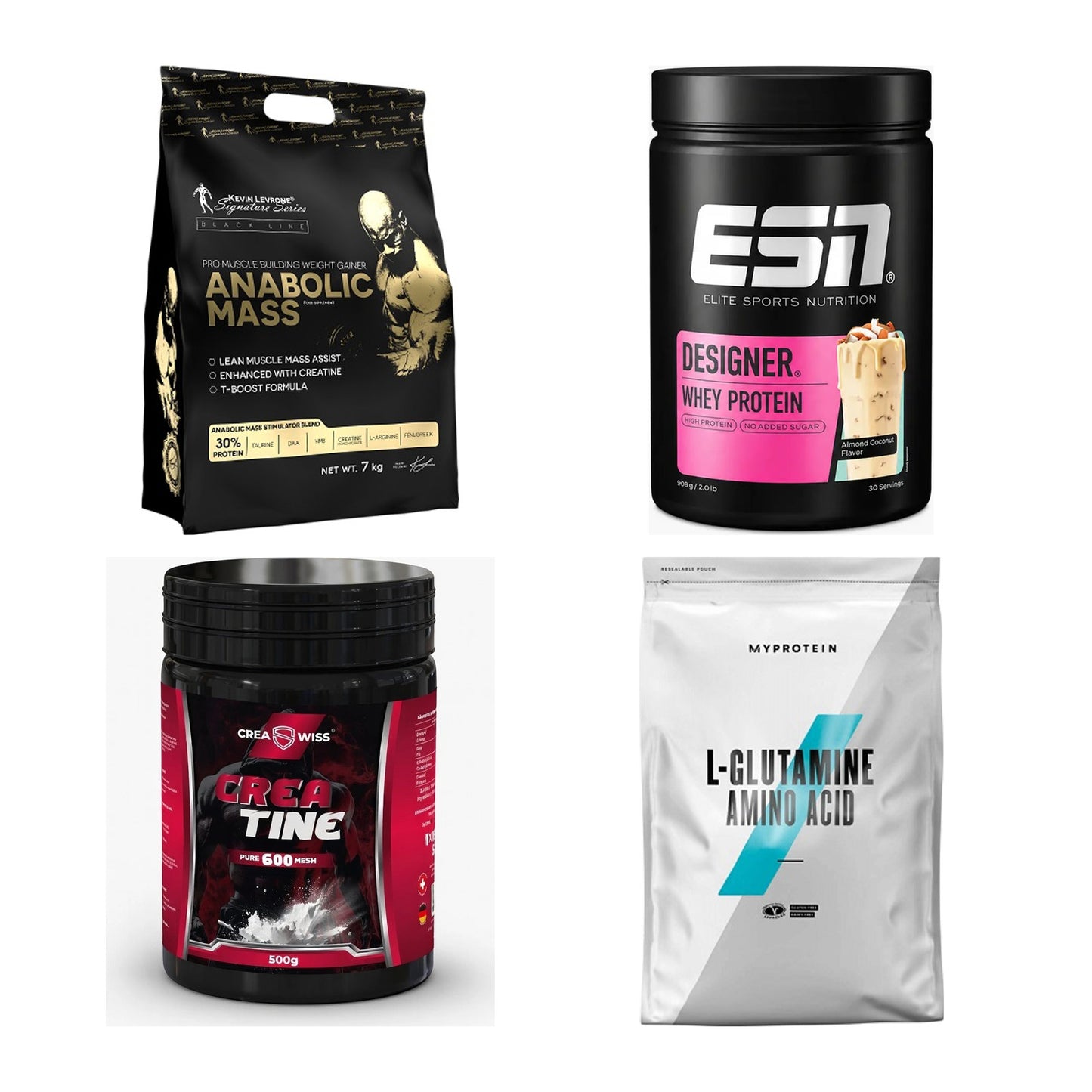 Masseaufbau für Fortgeschrittene: Kevin Levrone Anabolic + 3 weitere – alle enthaltenen Artikel