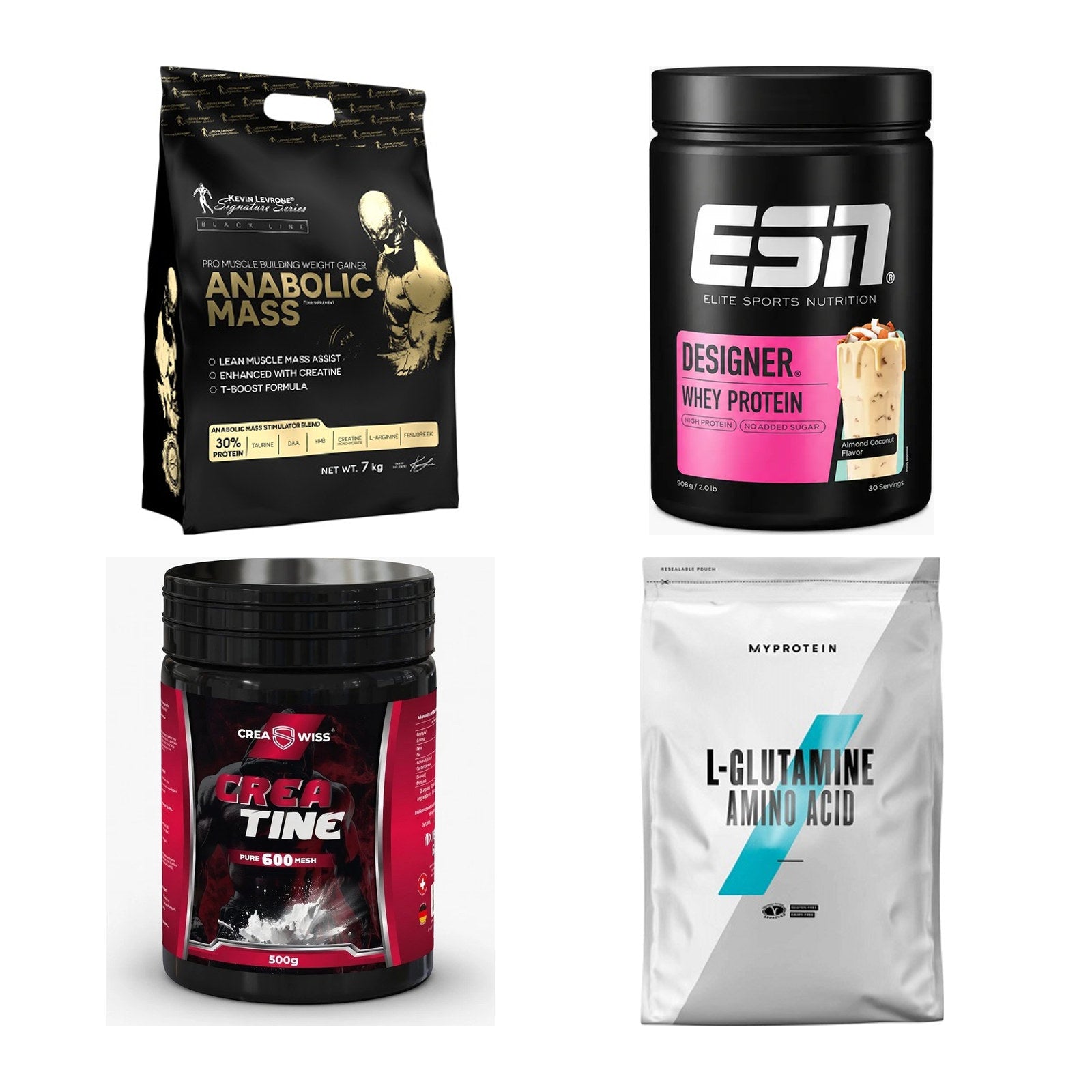 Masseaufbau für Fortgeschrittene: Kevin Levrone Anabolic + 3 weitere – alle enthaltenen Artikel