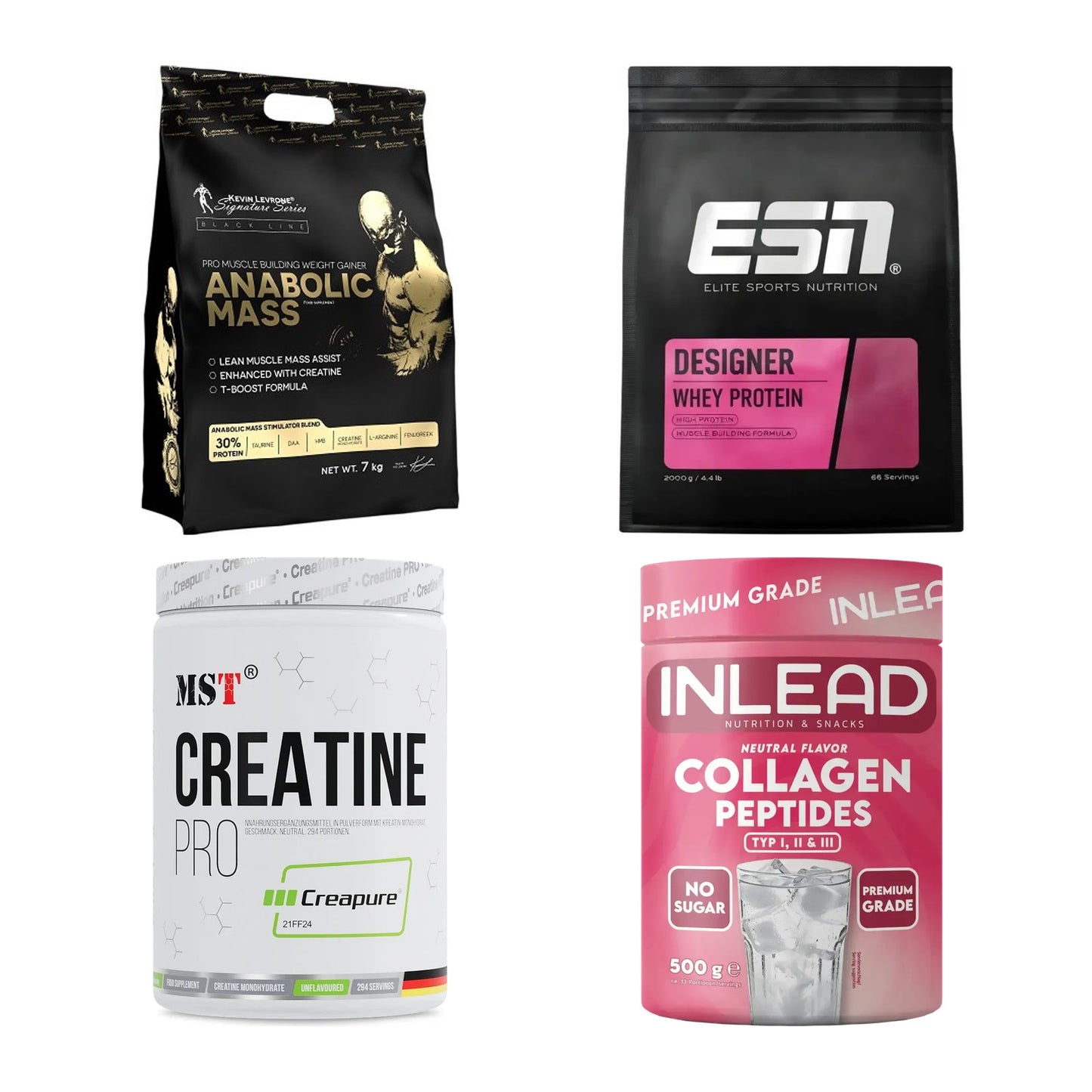 Masseaufbau für Fortgeschrittene: Kevin Levrone Anabolic + 3 weitere – alle enthaltenen Artikel