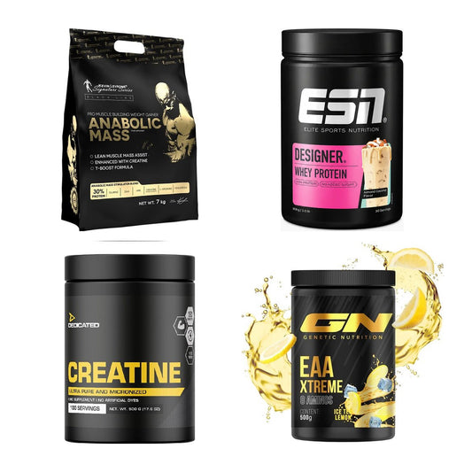 Masseaufbau für Fortgeschrittene: Kevin Levrone Anabolic + 3 weitere – alle enthaltenen Artikel