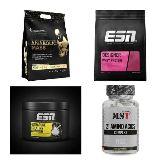 Masseaufbau für Fortgeschrittene: Kevin Levrone Anabolic + 3 weitere – alle enthaltenen Artikel