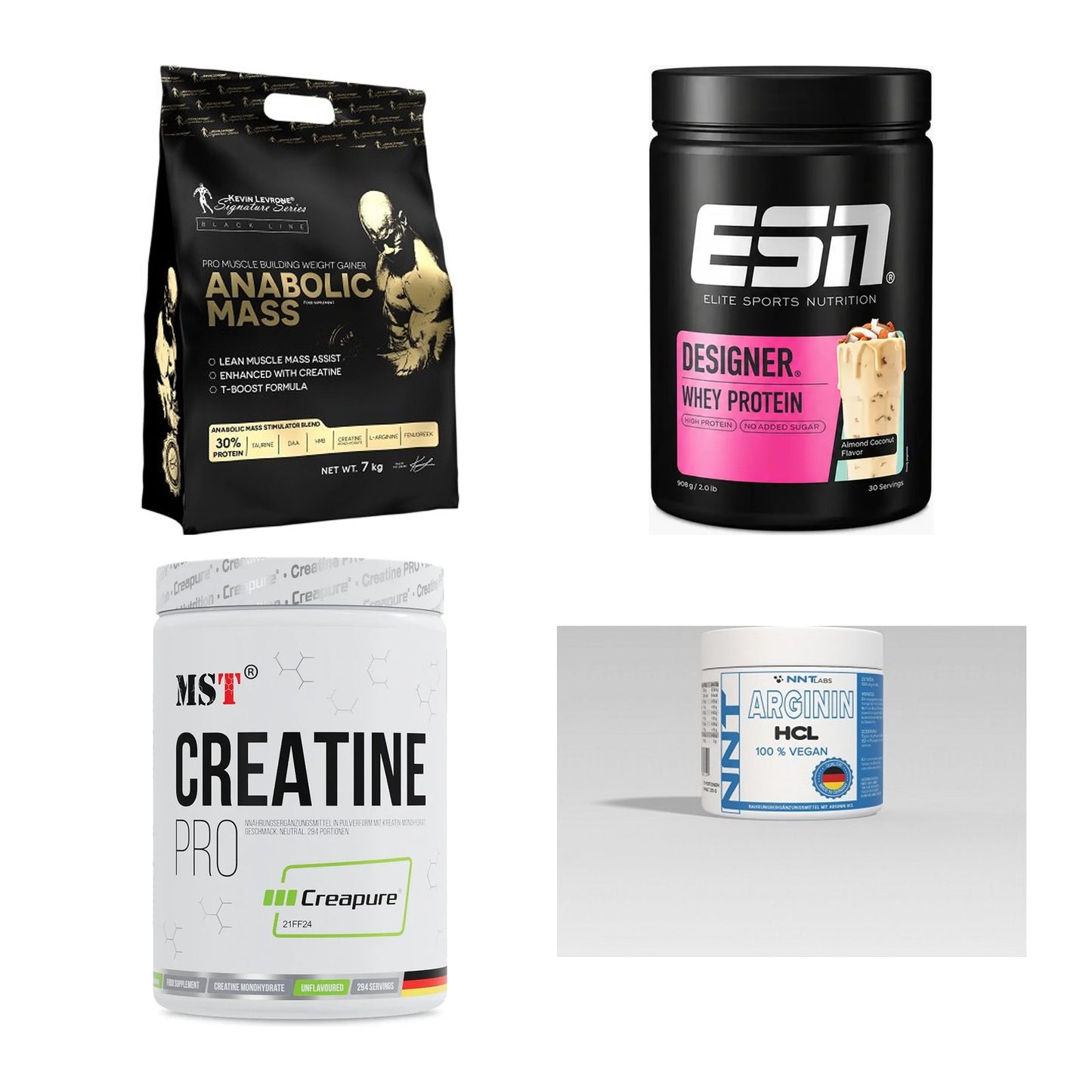 Masseaufbau für Fortgeschrittene: Kevin Levrone Anabolic + 3 weitere – alle enthaltenen Artikel