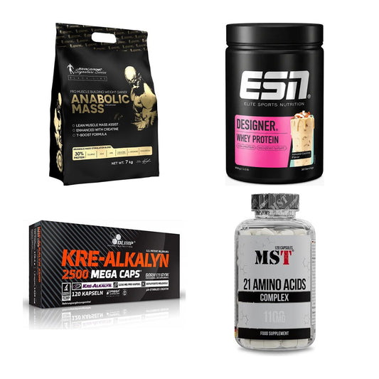 Masseaufbau für Fortgeschrittene: Kevin Levrone Anabolic + 3 weitere – alle enthaltenen Artikel