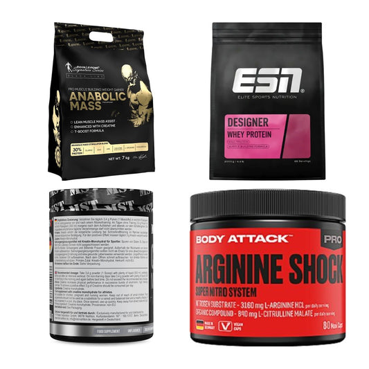Masseaufbau für Fortgeschrittene: Kevin Levrone Anabolic + 3 weitere – alle enthaltenen Artikel