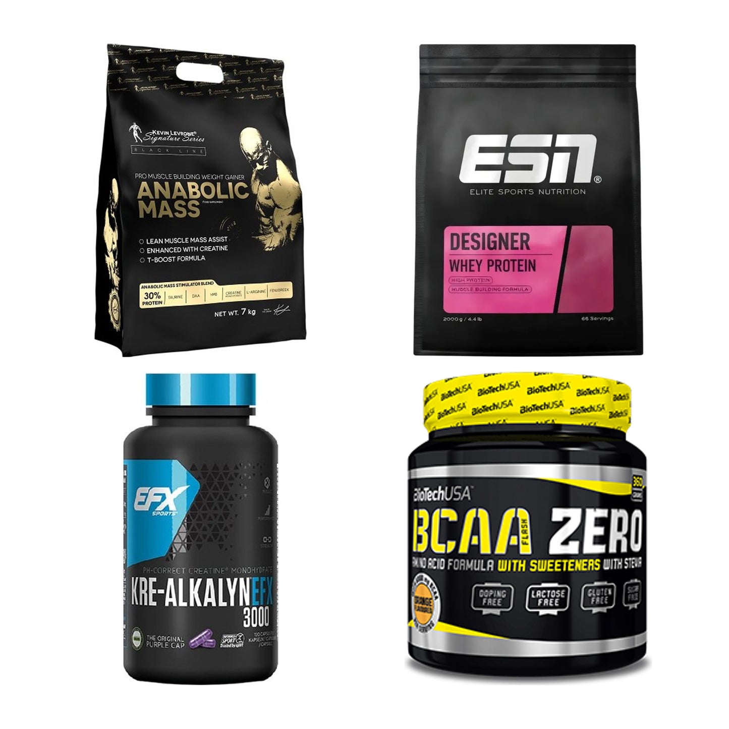 Masseaufbau für Fortgeschrittene: Kevin Levrone Anabolic + 3 weitere – alle enthaltenen Artikel