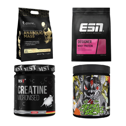 Masseaufbau für Fortgeschrittene: Kevin Levrone Anabolic + 3 weitere – alle enthaltenen Artikel
