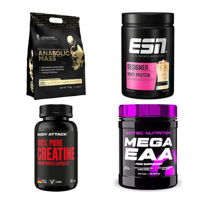 Masseaufbau für Fortgeschrittene: Kevin Levrone Anabolic + 3 weitere – alle enthaltenen Artikel