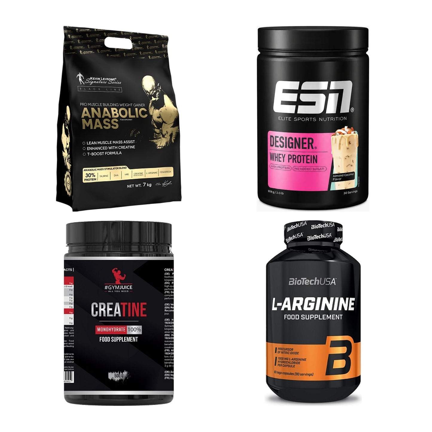 Masseaufbau für Fortgeschrittene: Kevin Levrone Anabolic + 3 weitere – alle enthaltenen Artikel