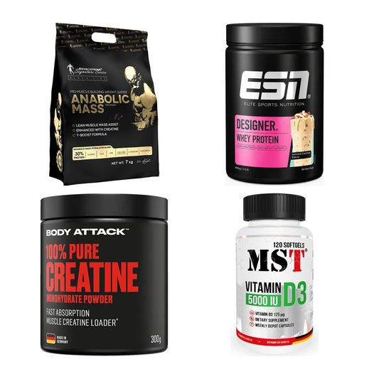 Masseaufbau für Fortgeschrittene: Kevin Levrone Anabolic + 3 weitere – alle enthaltenen Artikel
