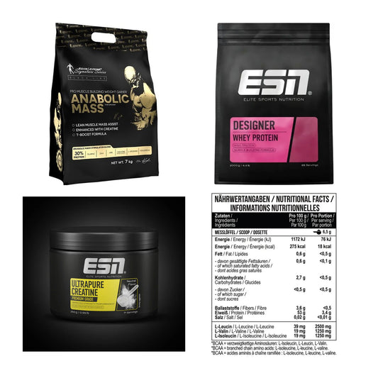 Masseaufbau für Fortgeschrittene: Kevin Levrone Anabolic + 3 weitere – alle enthaltenen Artikel