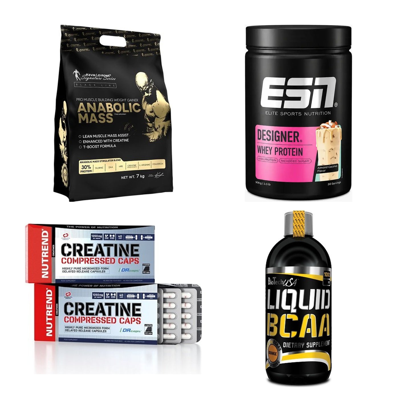 Masseaufbau für Fortgeschrittene: Kevin Levrone Anabolic + 3 weitere – alle enthaltenen Artikel