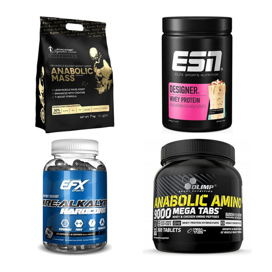 Masseaufbau für Fortgeschrittene: Kevin Levrone Anabolic + 3 weitere – alle enthaltenen Artikel