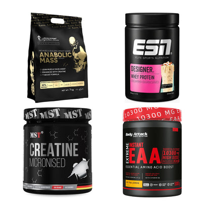 Masseaufbau für Fortgeschrittene: Kevin Levrone Anabolic + 3 weitere – alle enthaltenen Artikel